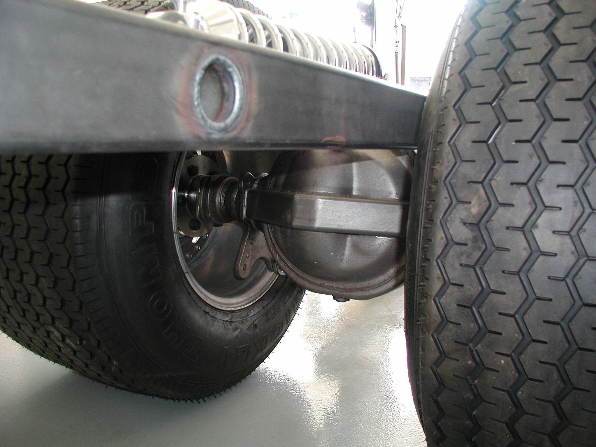 Side View of Wheels