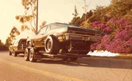 Car Being Transported 