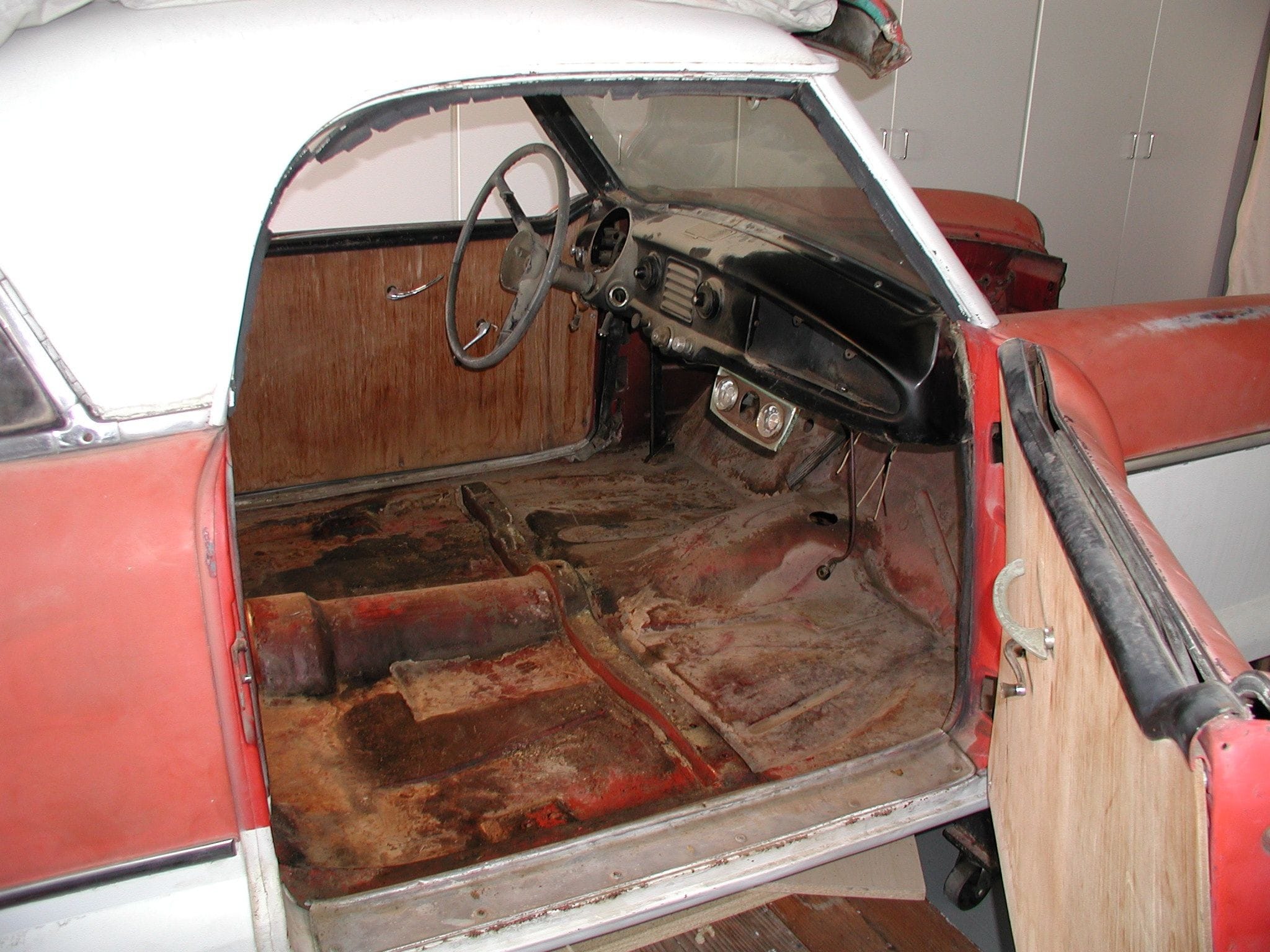 Inside of the Old Car